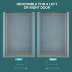 48"W x 76"H Single-Slide Shower Door