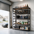 63-Inch Height Storage Shelving Unit with Five-Tier Adjustable Shelves