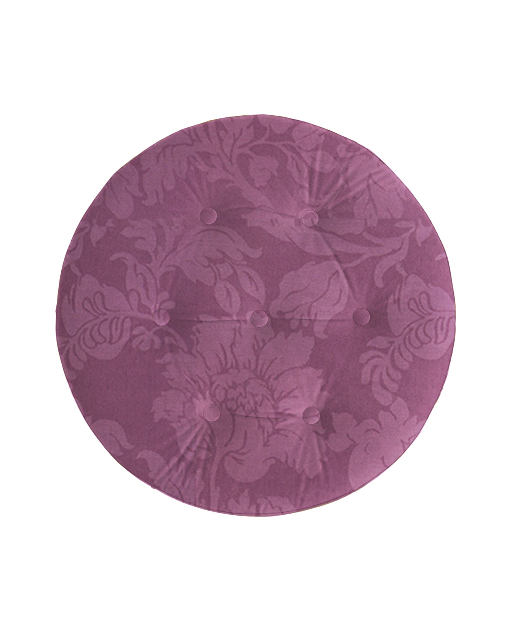 Yolanda 24" Round Upholstered Accent Ottoman