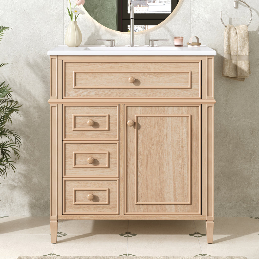 30" Bathroom Vanity With Sink