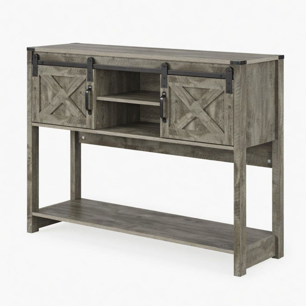 46" Modern Farmhouse Entryway Table
