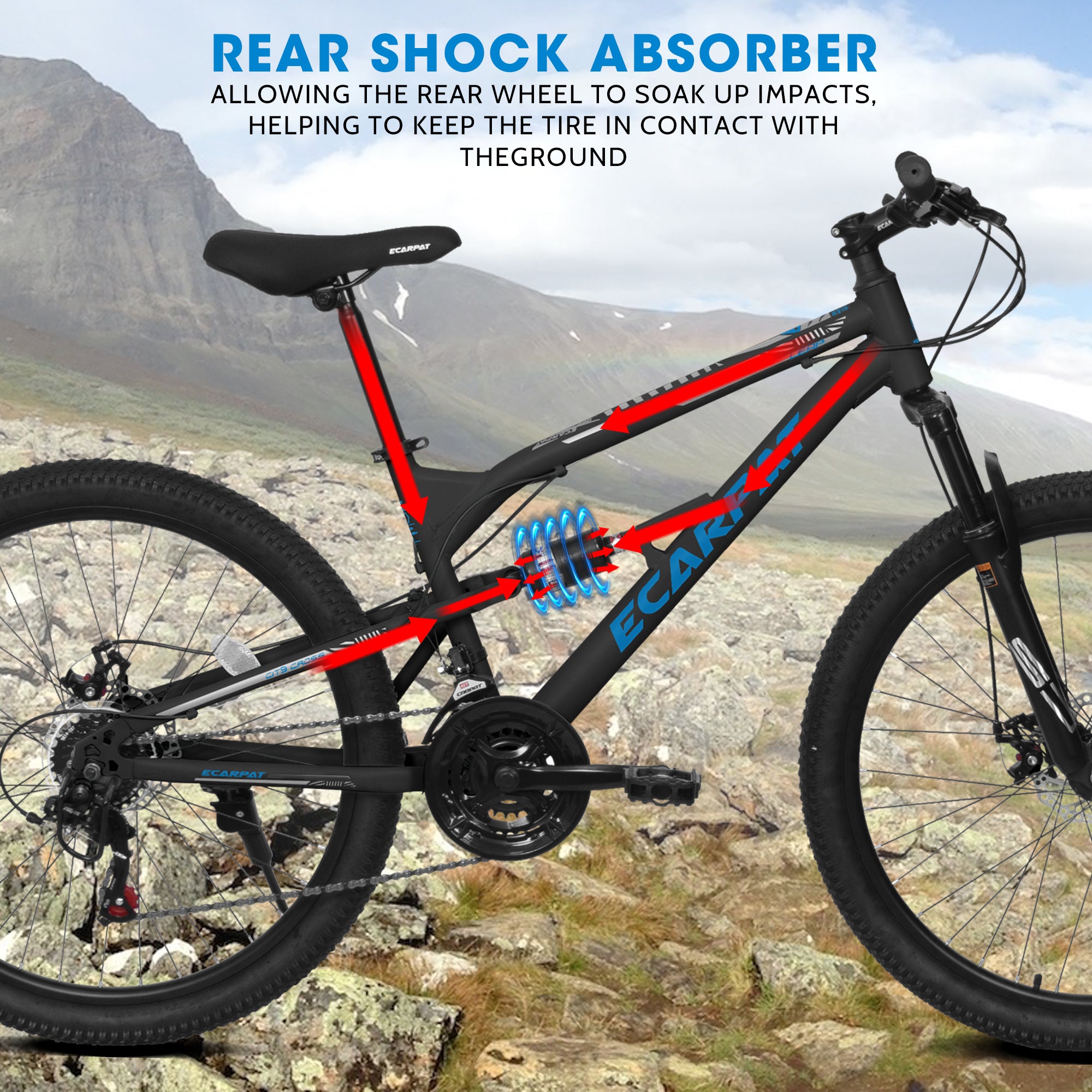 A26207 26 Inch Steel Frame Mountain Bike