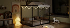 3-in-1 Convertible Montessori Metal Floor Bed