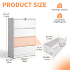 4 Drawer Lateral File Cabinet