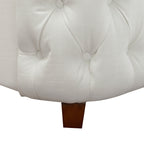 Brooklyn King Tufted Panel Bed Headboard and Footboard Set, Antique