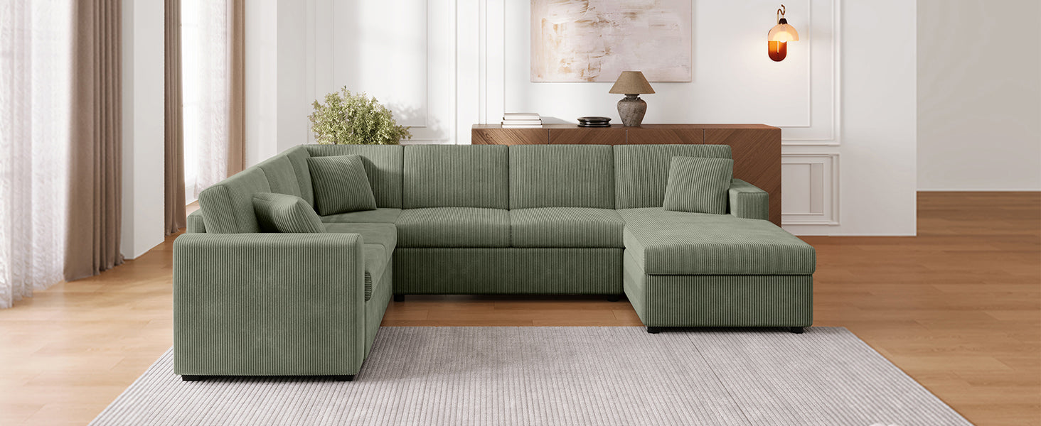 Oversized Sectional Sofa with Chaise Lounge
