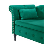 Aijia 60" Velvet Multifunctional Storage Chaise Lounge