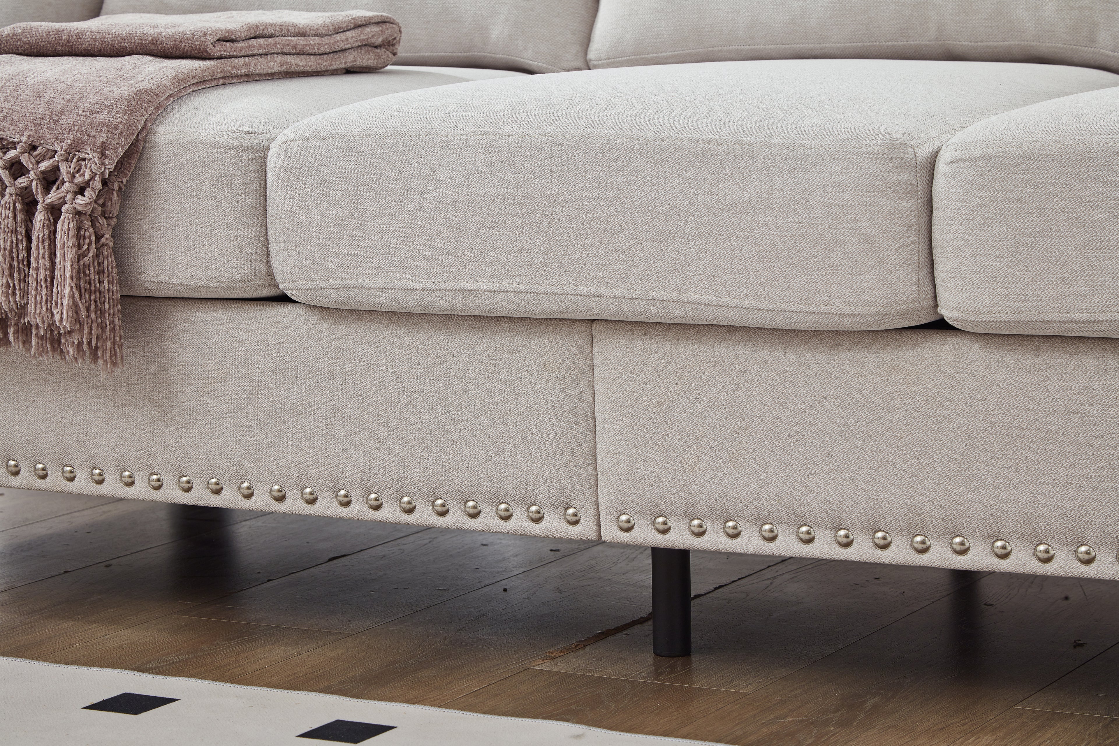 83" Modern Classic Design Three Seater Sofa