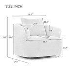 360° Swivel Chair, 38.2" Accent Chair