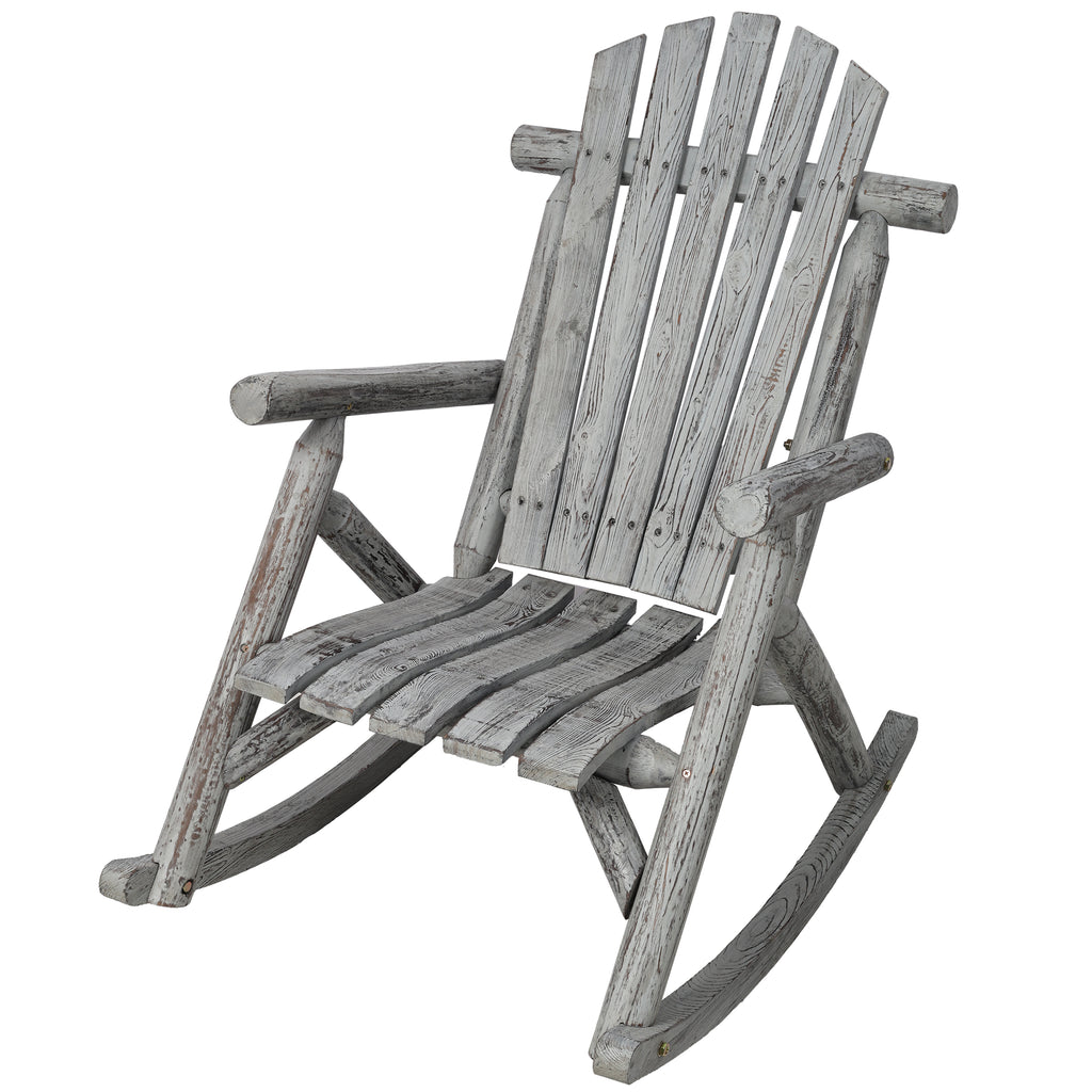 Wooden Porch Rocker Chair