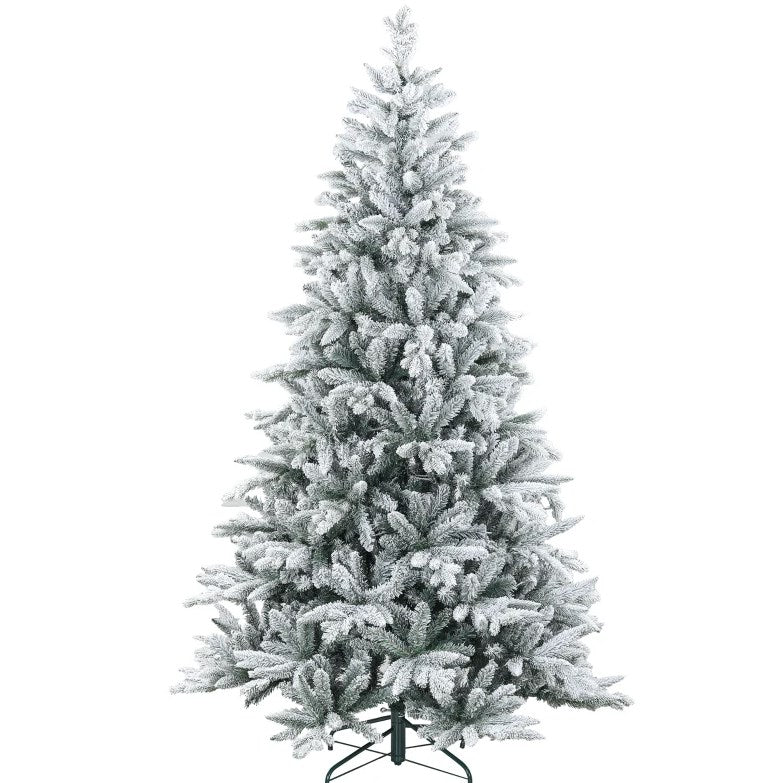 Hinged Artificial Flocked Christmas Tree