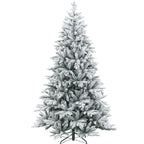 Hinged Artificial Flocked Christmas Tree