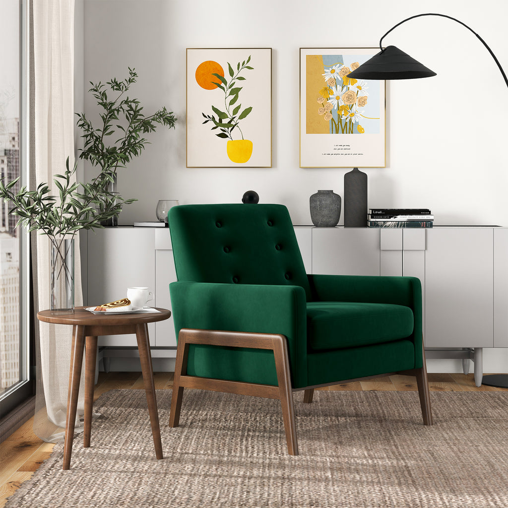 Modern Stella Emerald Chair
