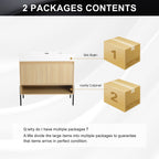 36" Bathroom Vanity Combo with Single Resin Sink