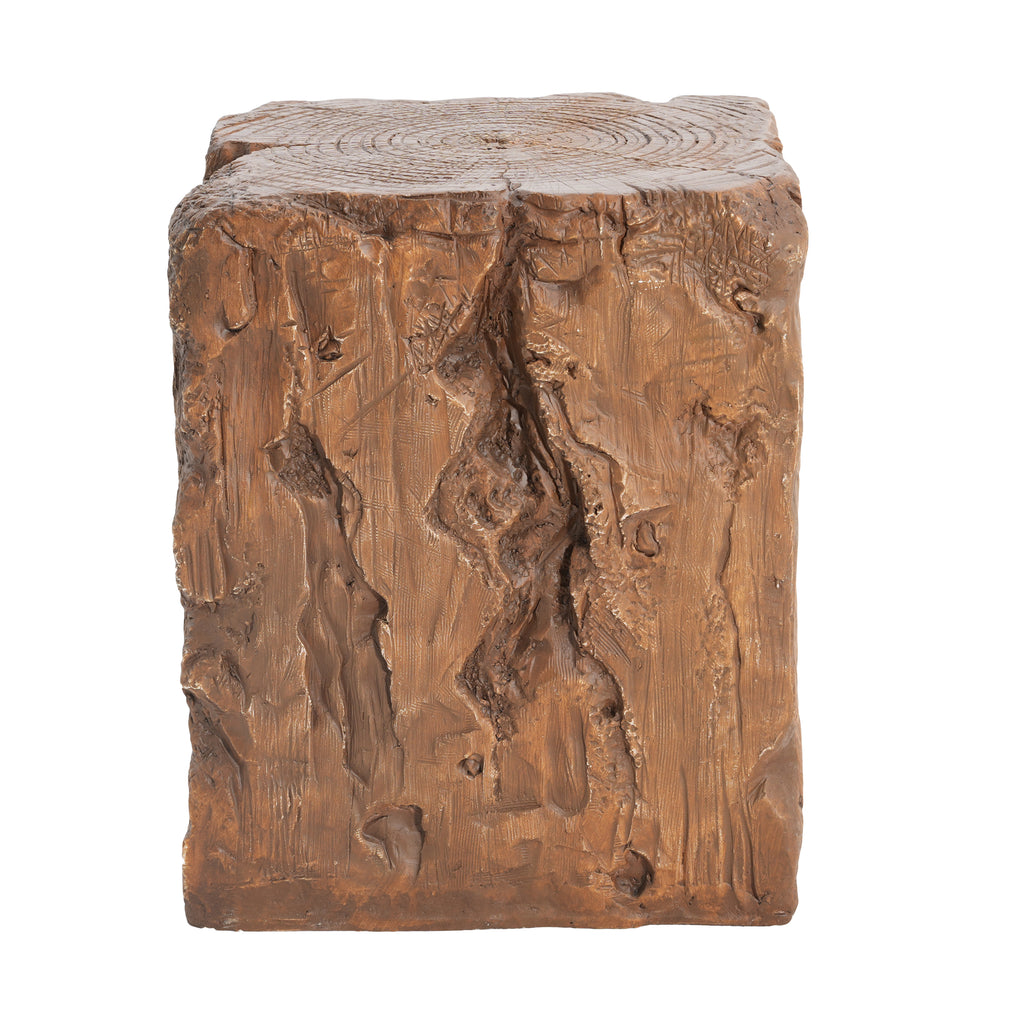 Amira Outdoor and Indoor Stump Shape MGO Side Table