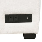 112.2" Sectional Sofa Pull-out Sofa Bed Sleeper