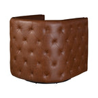 Tufted Barrel Swivel Chair