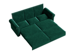 Chesterfield 3-in-1 Velvet Convertible Sleeper Sofa Bed