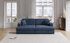 86.5" Oversized Loveseat Chaise Lounge Sectional Sofa Bed
