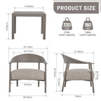 Summer Modern 2-Piece Accent Chair Set with Coffee Table