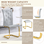 Set of 4 Retro Alligator Skin Upholstered Dining Chairs