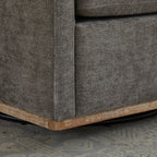 30.7"W Square Upholstered Swivel Accent Chair