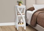Accent Table - Square Design with Shelves