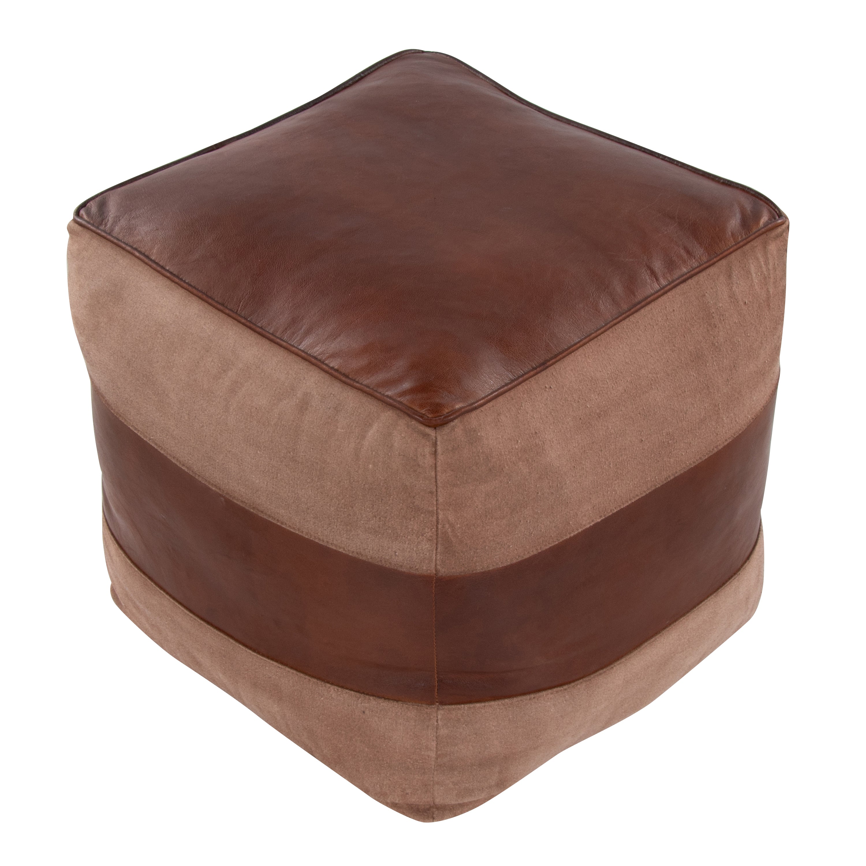Cobber Canvas Square Ottoman