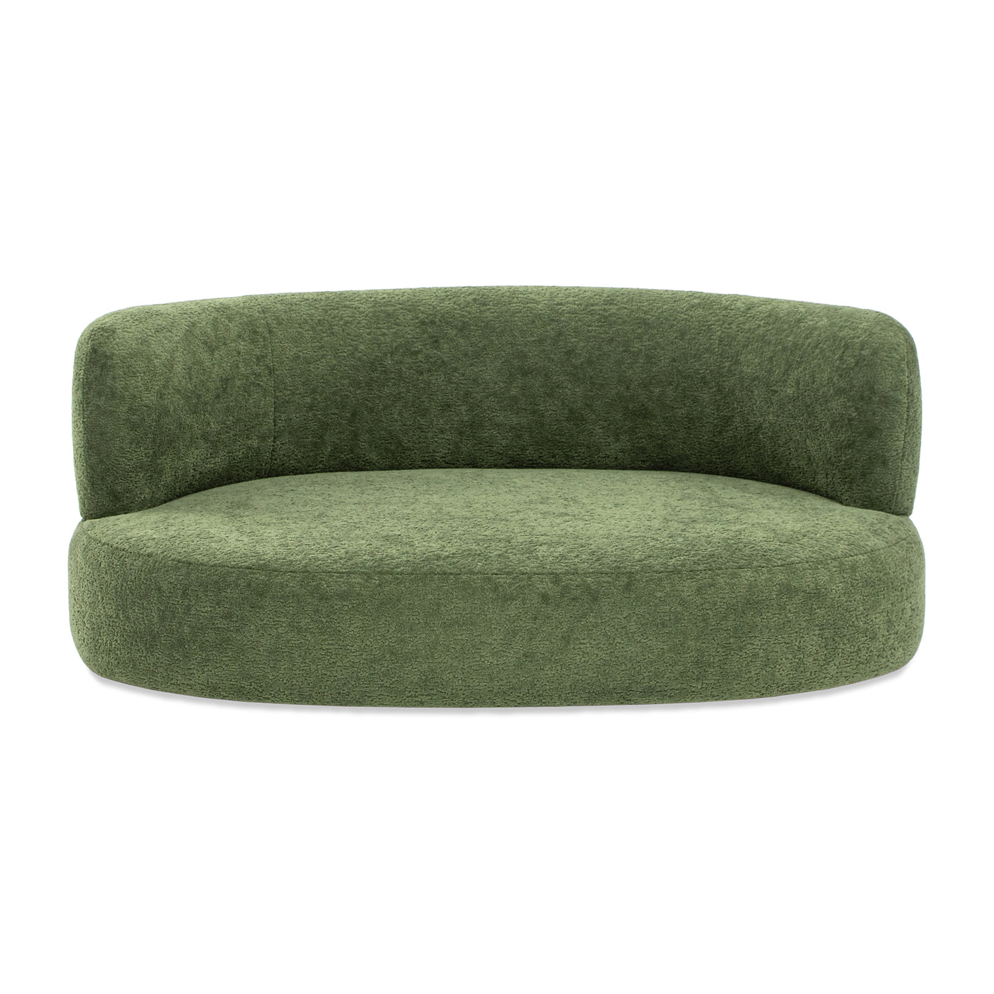 Shep 36" Curved Dog Sofa Bed Medium Moss
