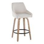 26" Fixed-Height Counter Stool with Swivel