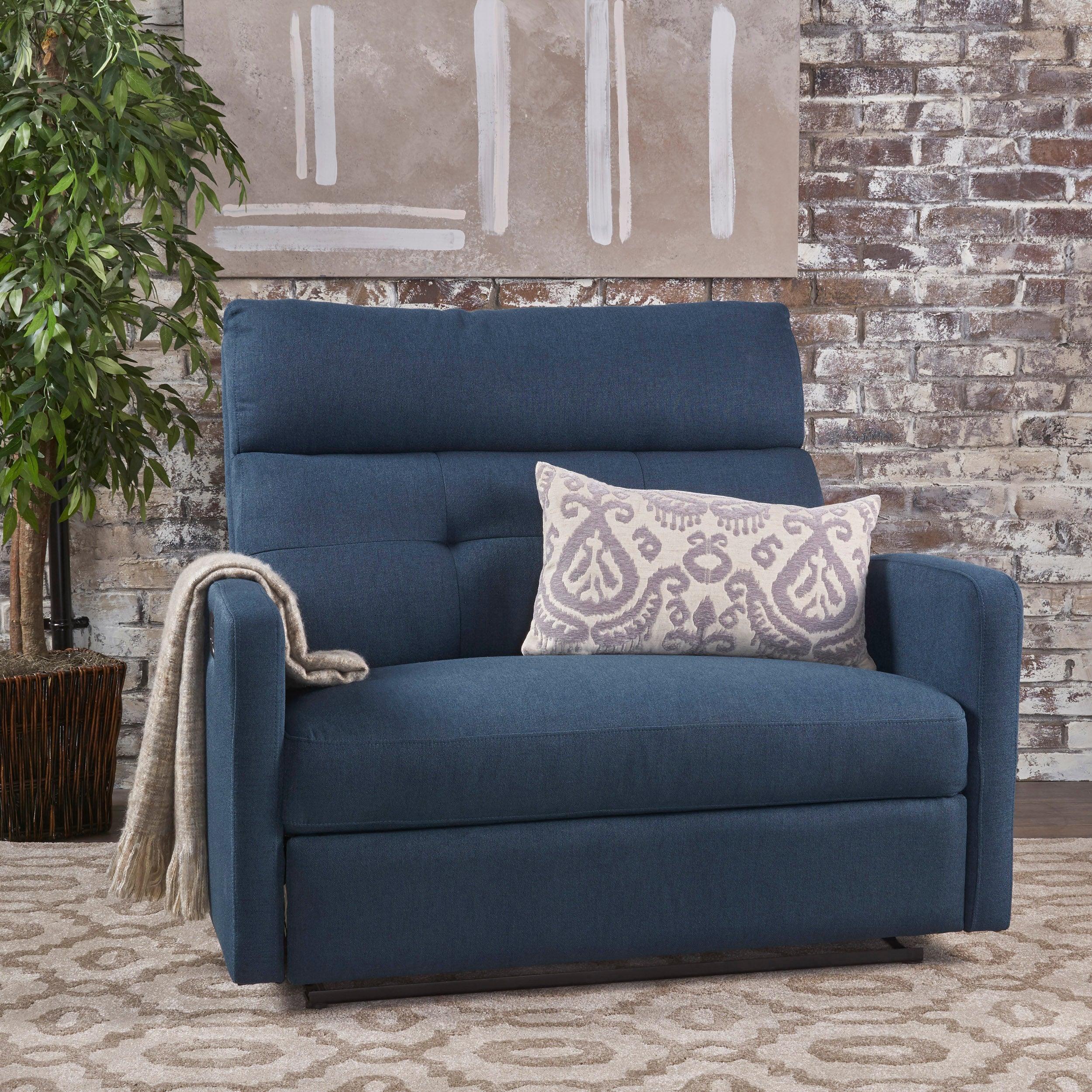 Reclining Loveseat, Leather Double Recliner Sofa
