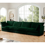 Slipcovered Long Sofa