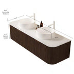 DINA 60" Bathroom Vanity with Sinks
