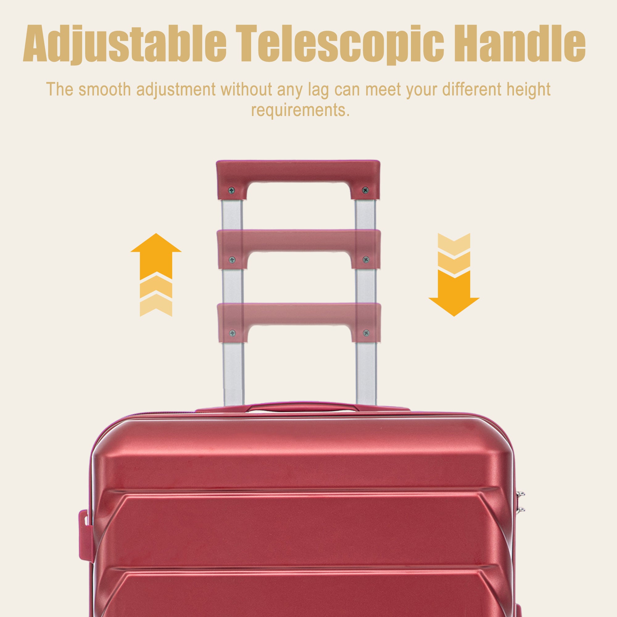 28 Inch ABS Hard Shell Large Travel Checked Luggage