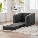 40" Foldable Single Sofa Bed with Armrest & Backrest