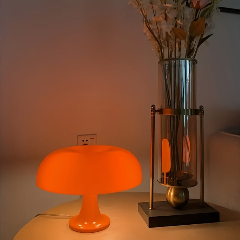 LED Mushroom Table Lamp Modern Bedside Light for Room Decor & Christmas Gift