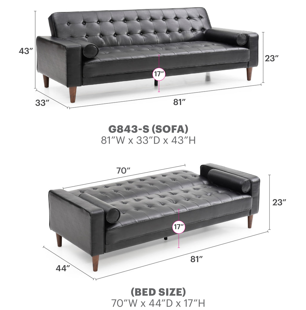 Glory Furniture Andrews G843A-S Sofa Bed