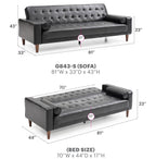 Glory Furniture Andrews G843A-S Sofa Bed