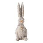 Weathered Cement Rabbit Statue