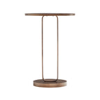 Tareel Antique Bronze Round Accent Table