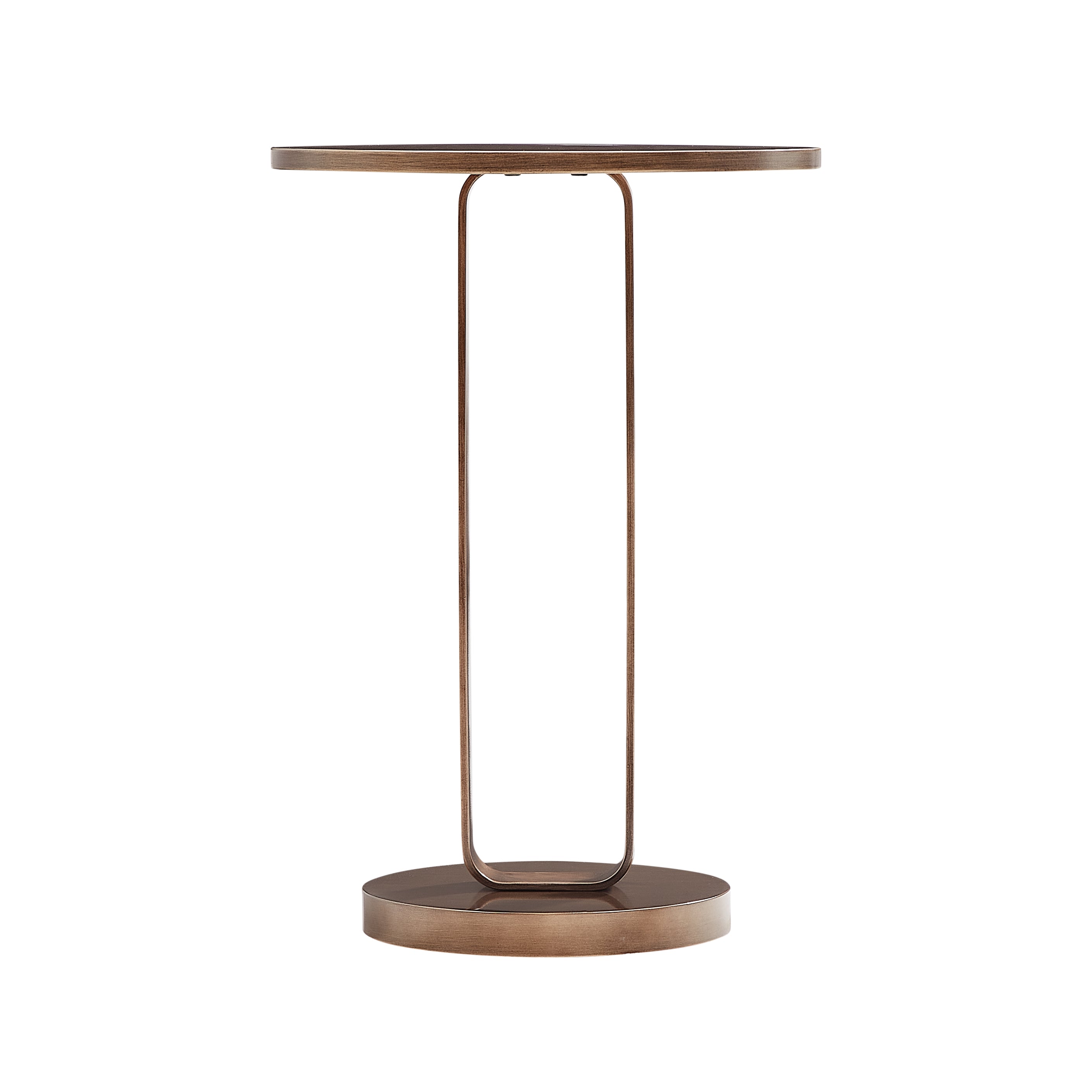 Tareel Antique Bronze Round Accent Table