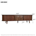 Mid Century Modern TV Stand for Up to 80 Inch TVs