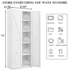 Metal Adjustable 2 Doors Storage Cabinet