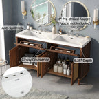 60 Inch Bathroom Vanity with Double Sink