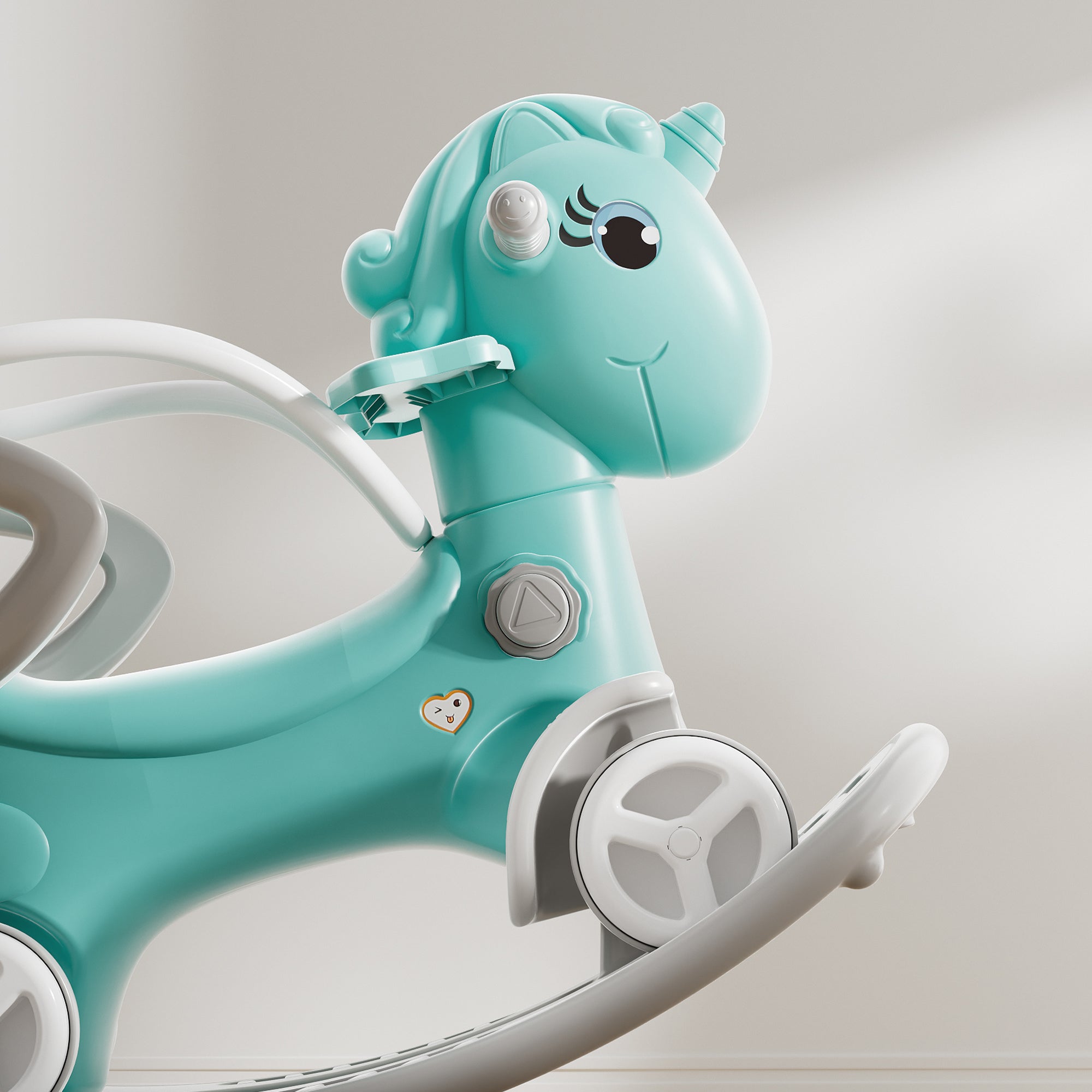 Rocking Horse for Toddlers, Balance Bike Ride On Toy