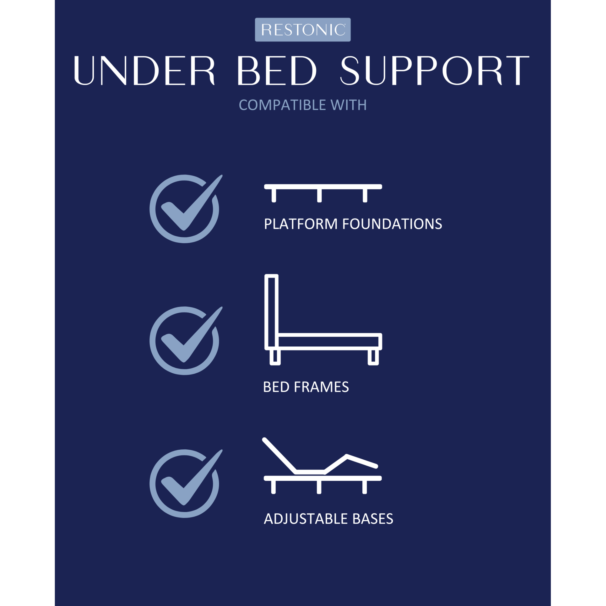 Restonic ComfortCare Hybrid Firm King Mattress + 12-Piece Bedding Pack