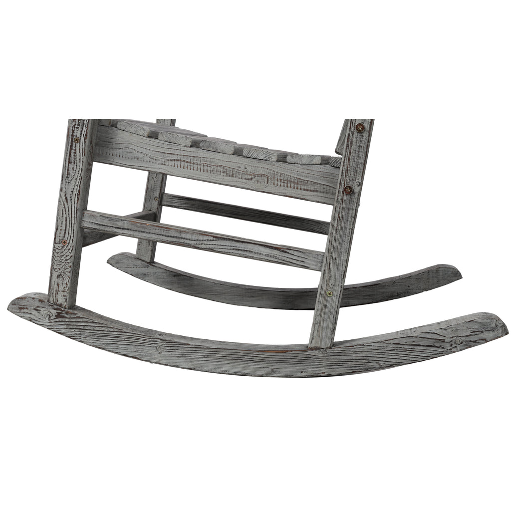 Wooden Oversized Porch Rocker Chair
