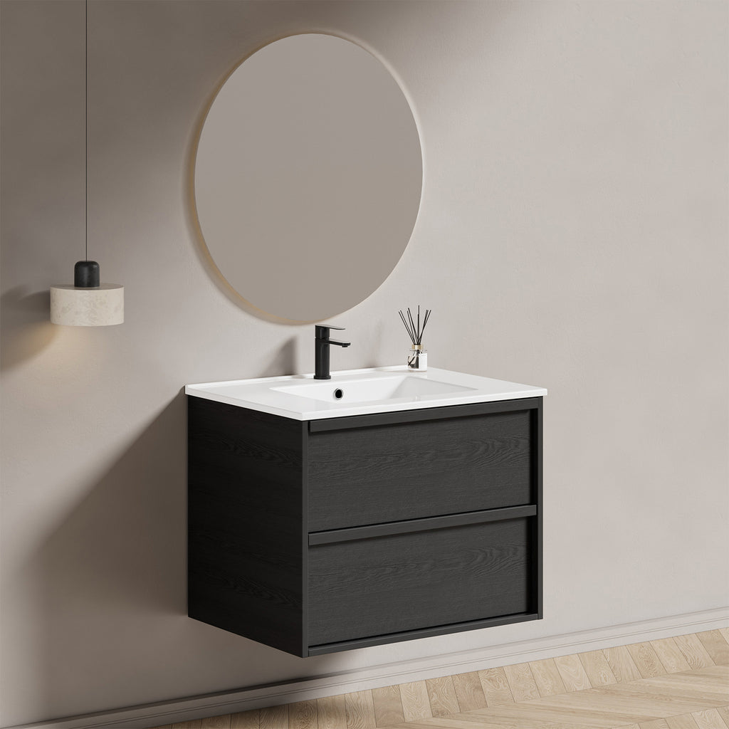 30 Inch Bathroom Vanity Cabinet With Ceramic Sink -