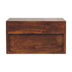 Solid Wood Cadiz Textured Bedside Table