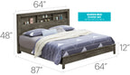 Elegant Transitional Bed Frame